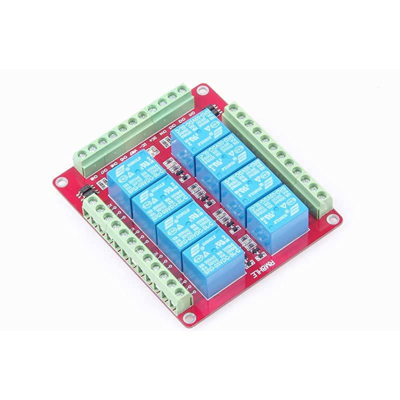 DC 12V 8Channel 100A Relay Control Module BiDirectional Isolated Control Module High Low Level Trigger DC 12V 10A 8Channel