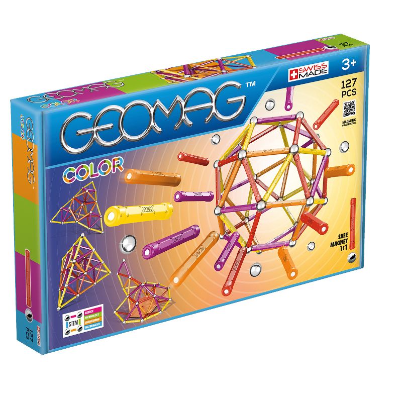 Geomag Color - 127 Piece Magnetic Construction Set