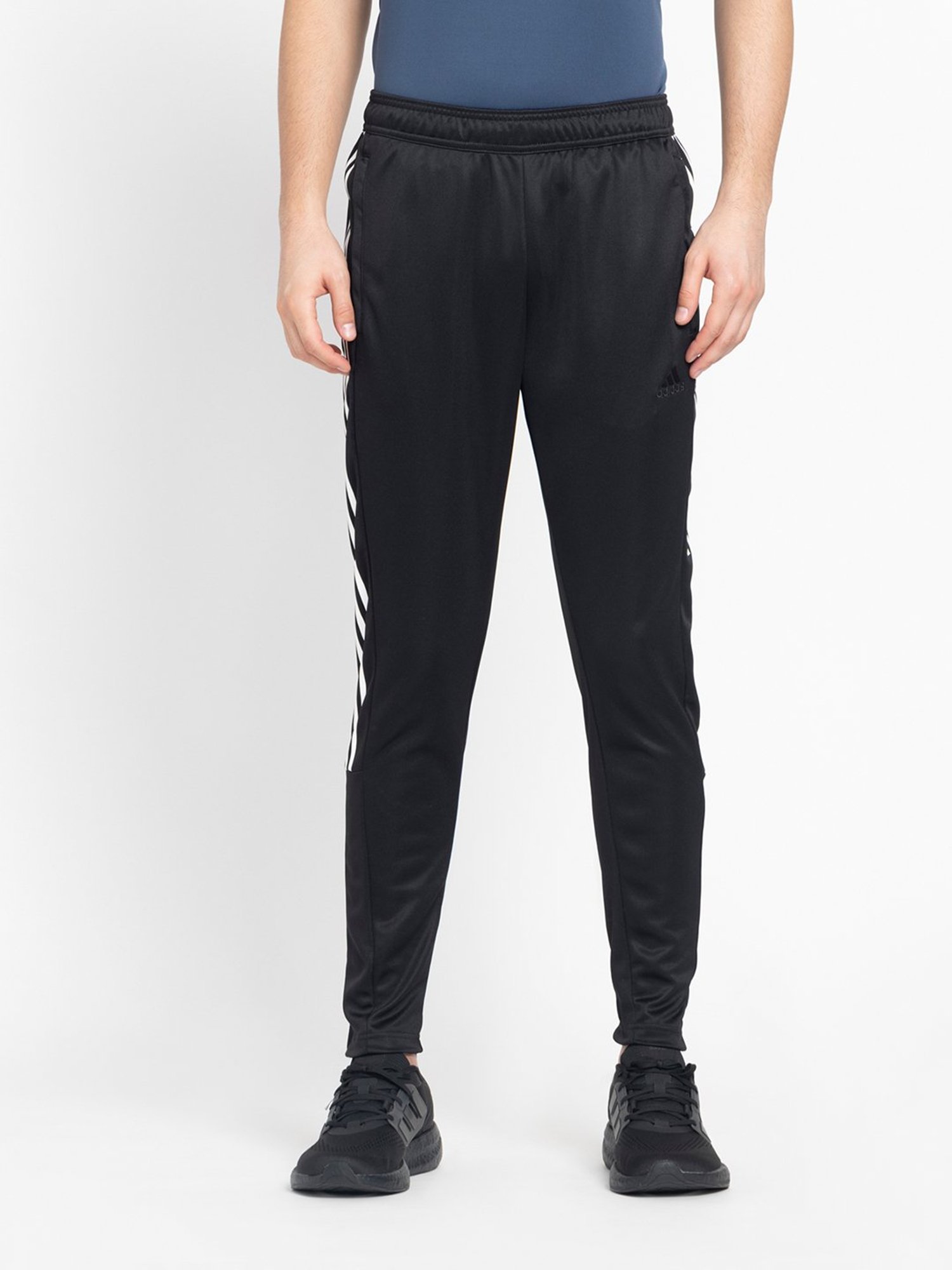 adidas Black Regular Fit Tiro Wordmark Sports Trackpants