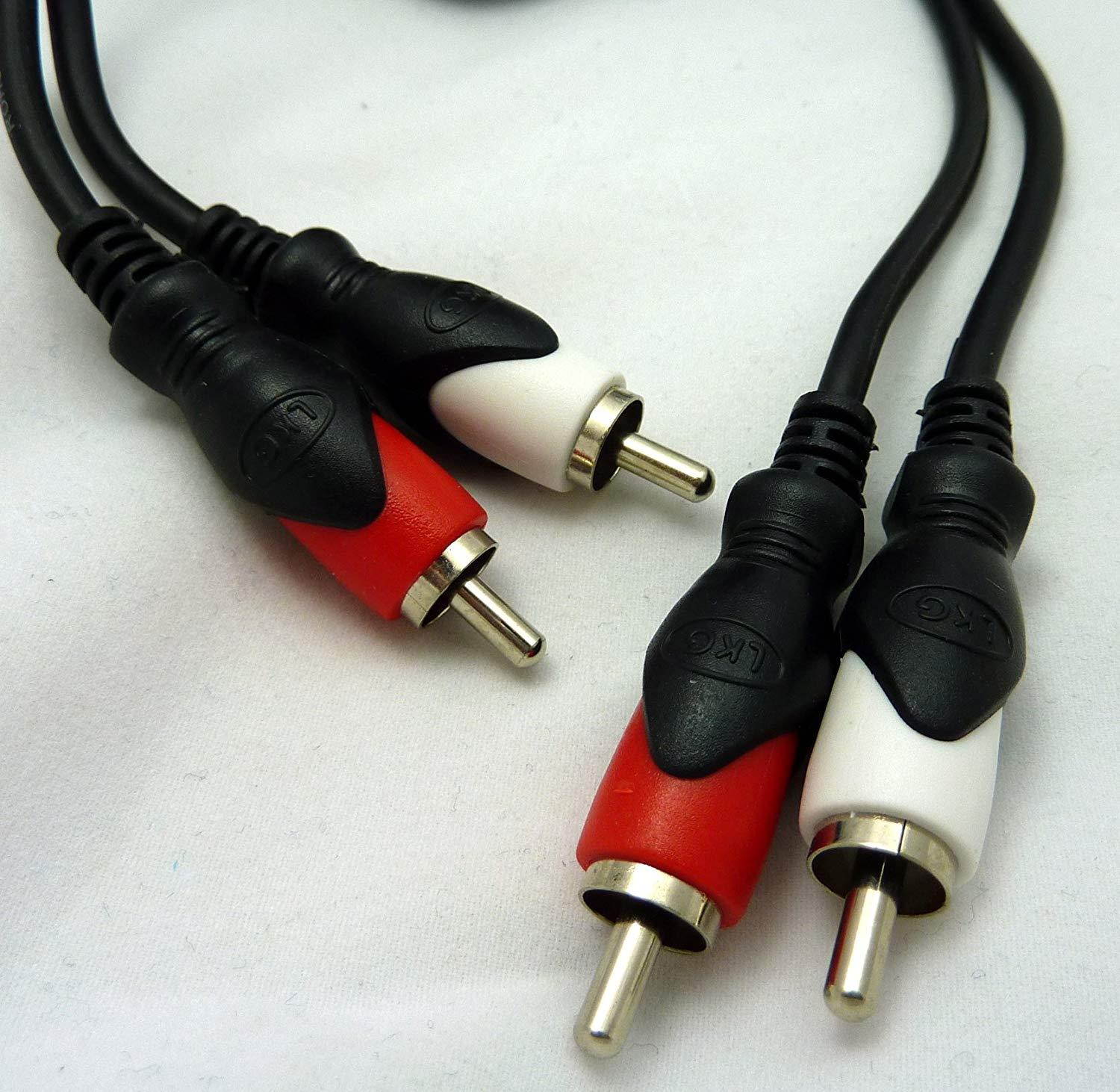 RCA Shielded Stereo Male to Male Jumper Cable - 25' : CA39