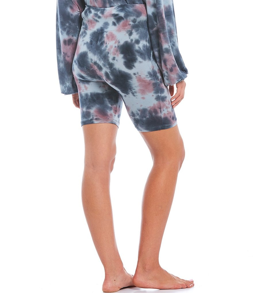 Honeydew Intimates Daze Off Tie-Dye Print French Terry Coordinating Lounge Biker Shorts