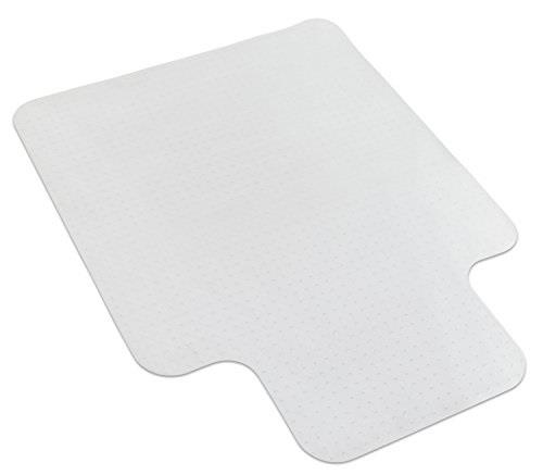 Mount-It! Clear Chair Mat for Carpet | Non-Slip Studded Office Chair Floor Protector | 47 x 35.5 Inches