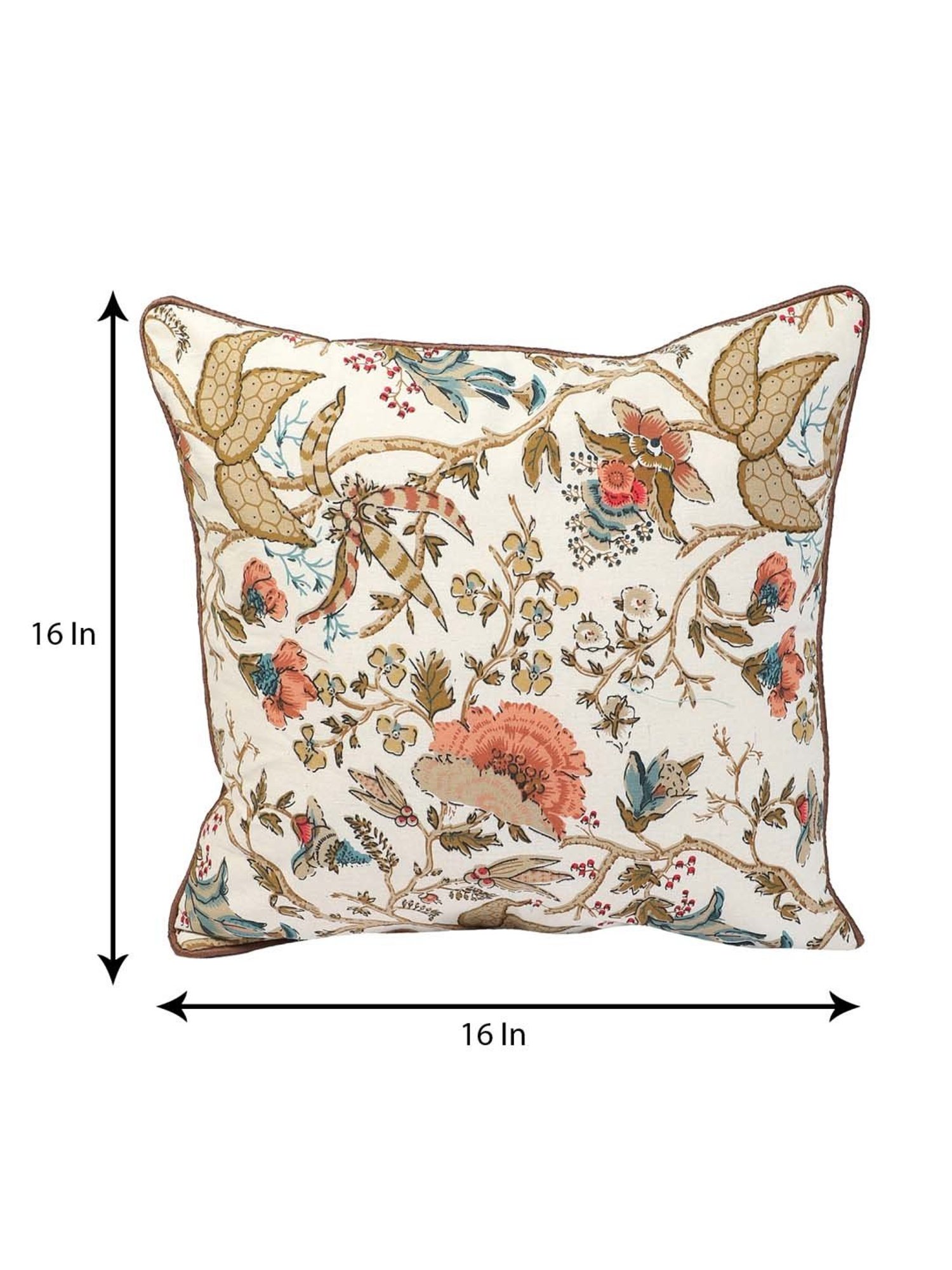 MFD HOME Furnishing Multicolour Cotton Cushion Cover - Set of 5