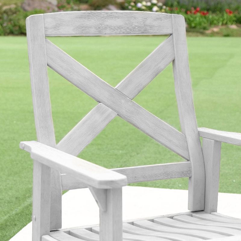 Westlake Outdoor Wood Rocking Chair with Cushion - Cambridge Casual