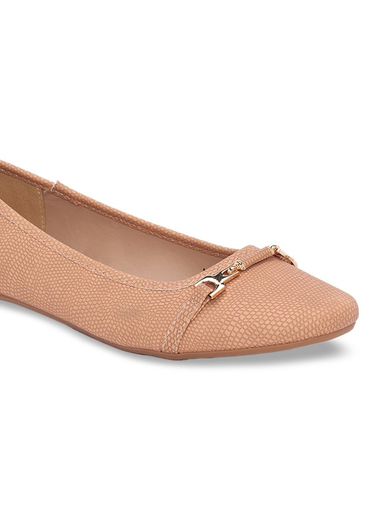 Forever Glam by Pantaloons Women's Nude Flat Ballets