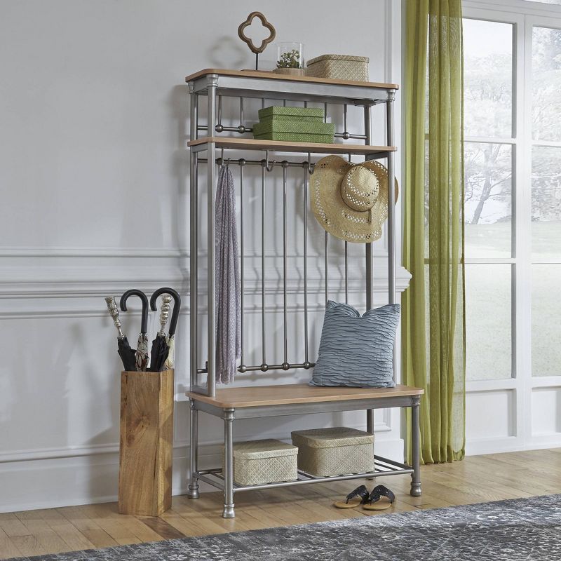 French Quarter Hall Tree Natural - Home Styles