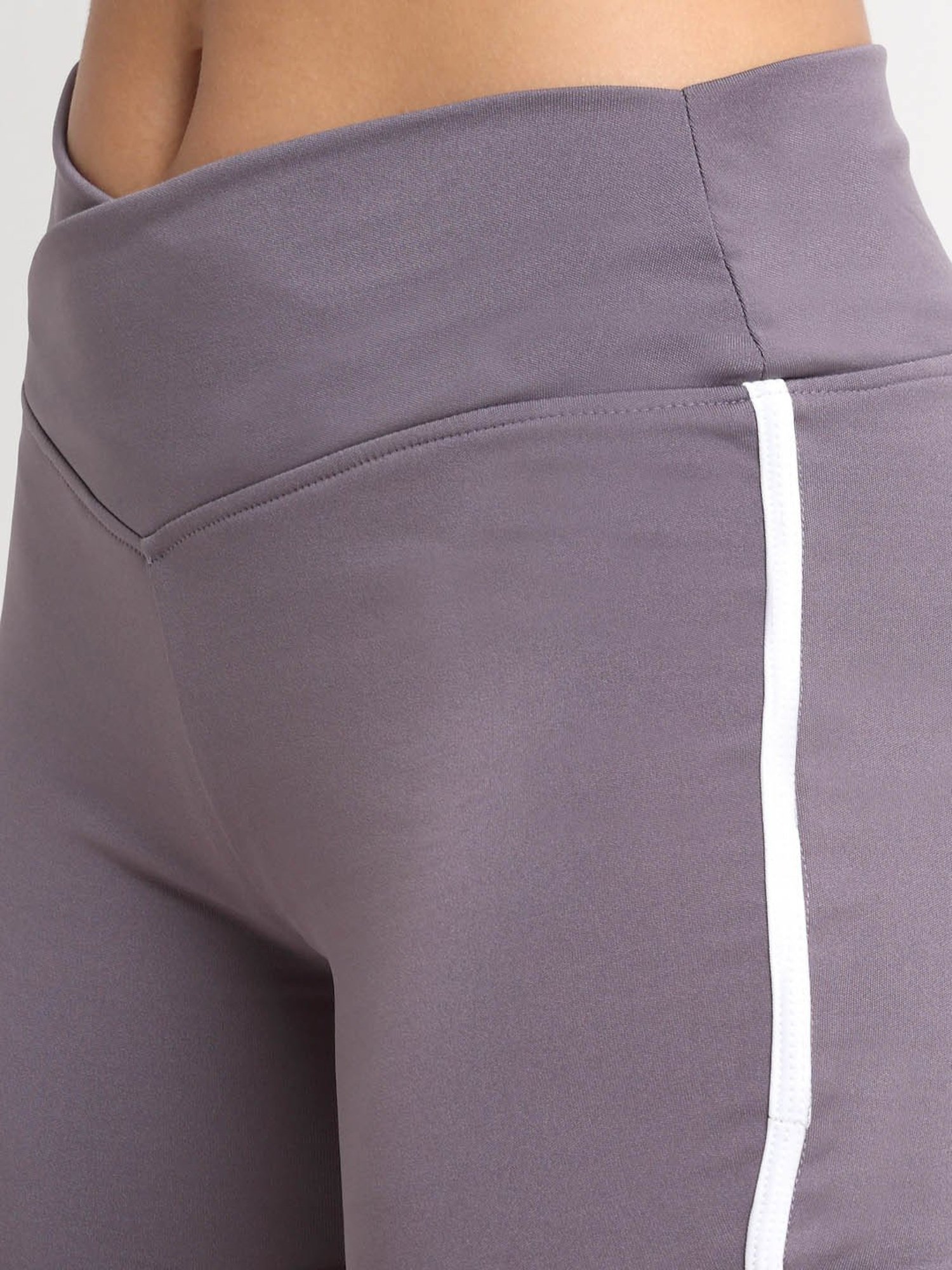 EVERDION Purple Slim Fit Sports Shorts