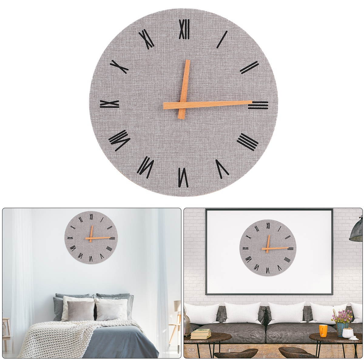 1Pc Creative Clock Decoration Household Hanging Quartz Office Clock Adornment