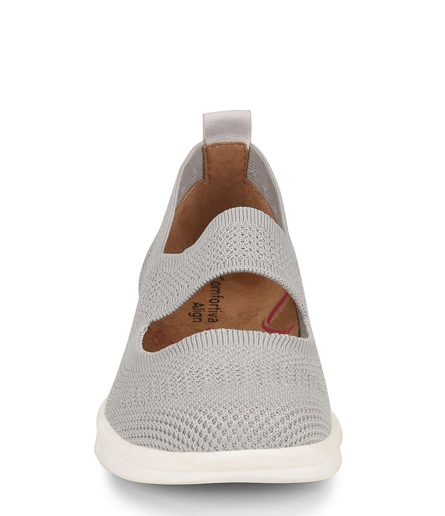 Comfortiva Carlene Knit Mesh Mary-Jane Slip Ons