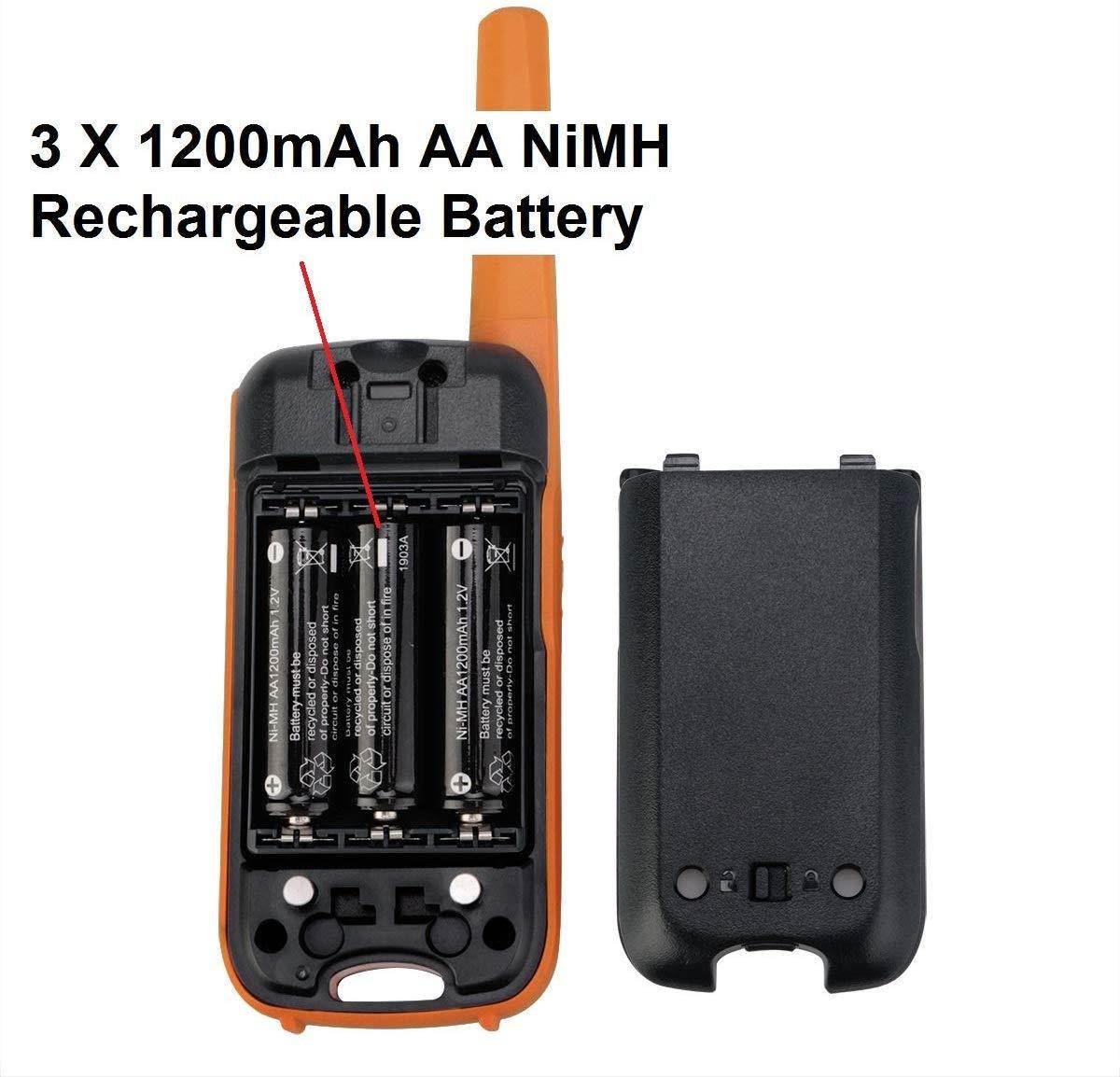 Retevis RT49 Walkie Talkies for Adults Long Range Rechargeable FRS Radios with Flashlight NOAA Weather Waterproof Hands Free Two-Way Radios (2 Packs)