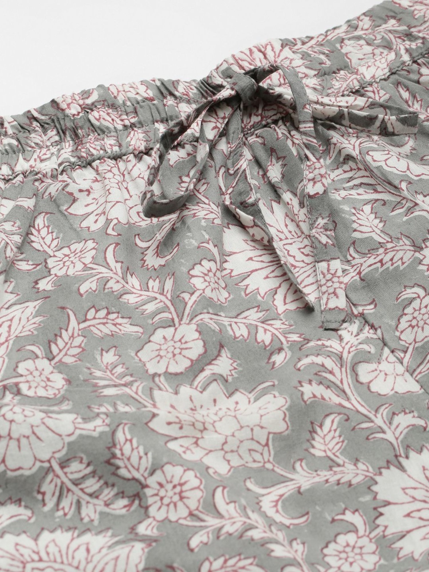 Prakrti Blue Cotton Printed Top Short Pant Set