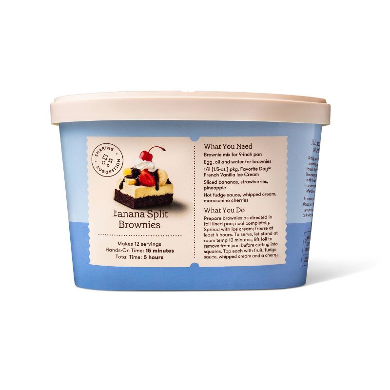 French Vanilla Ice Cream - 48oz - Favorite Day™