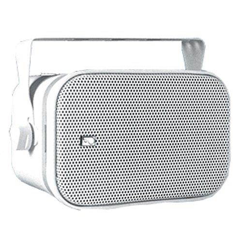 PolyPlanar MA800W Compact Box Speaker, Pair (White)
