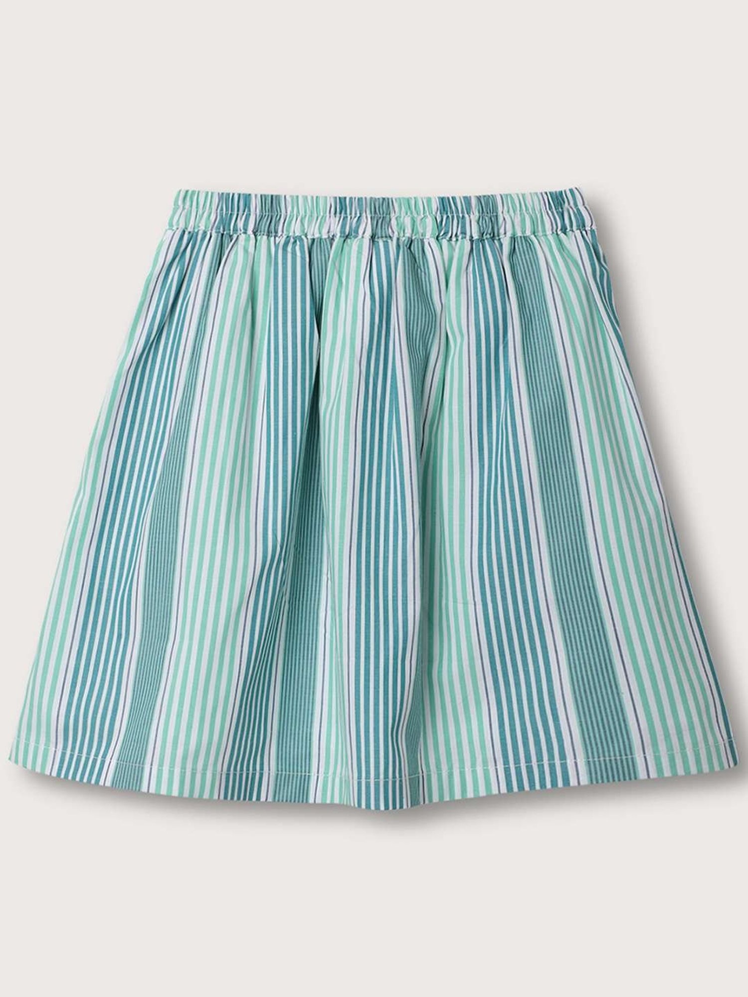 MINIKLUB Kids Blue Cotton Embellished Skirt