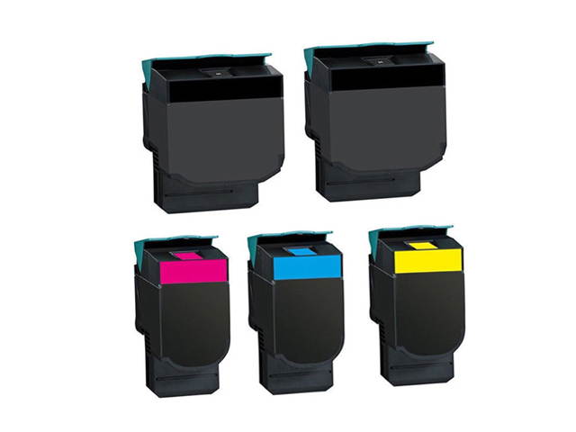 Remanufacture New York Toner Set+BK Lexmark C544X1KG C544X1CG C544X1MG C544X1YG EXHY Toner Cartridge - Black Cyan Magenta Yellow