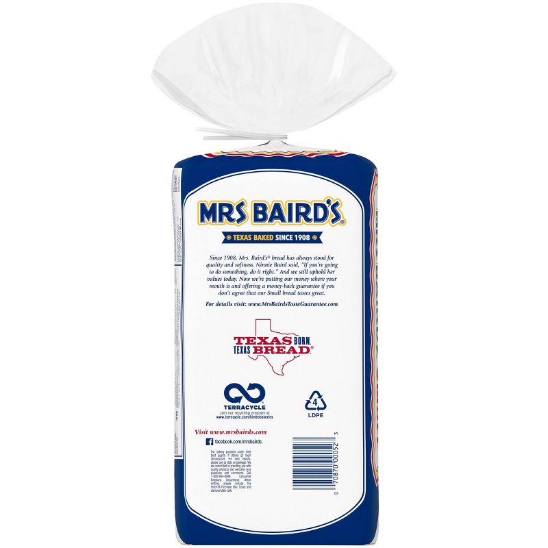 Mrs. Baird's Small White Bread - 16oz
