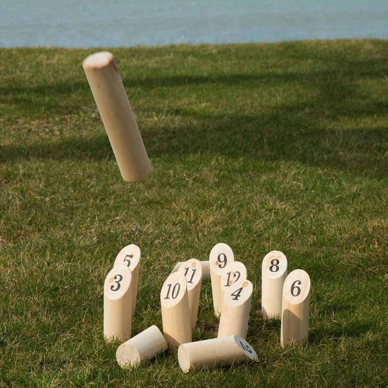 Hey! Play! Wooden Throwing Game-Complete Set
