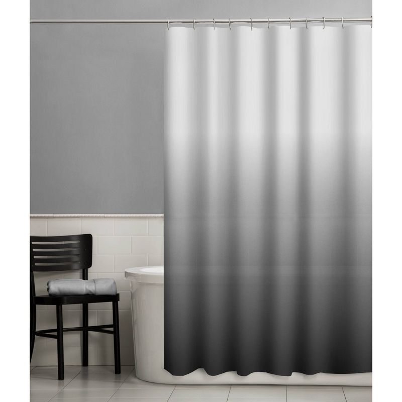 Happy Ombre Shower Curtain Gray - Zenna Home