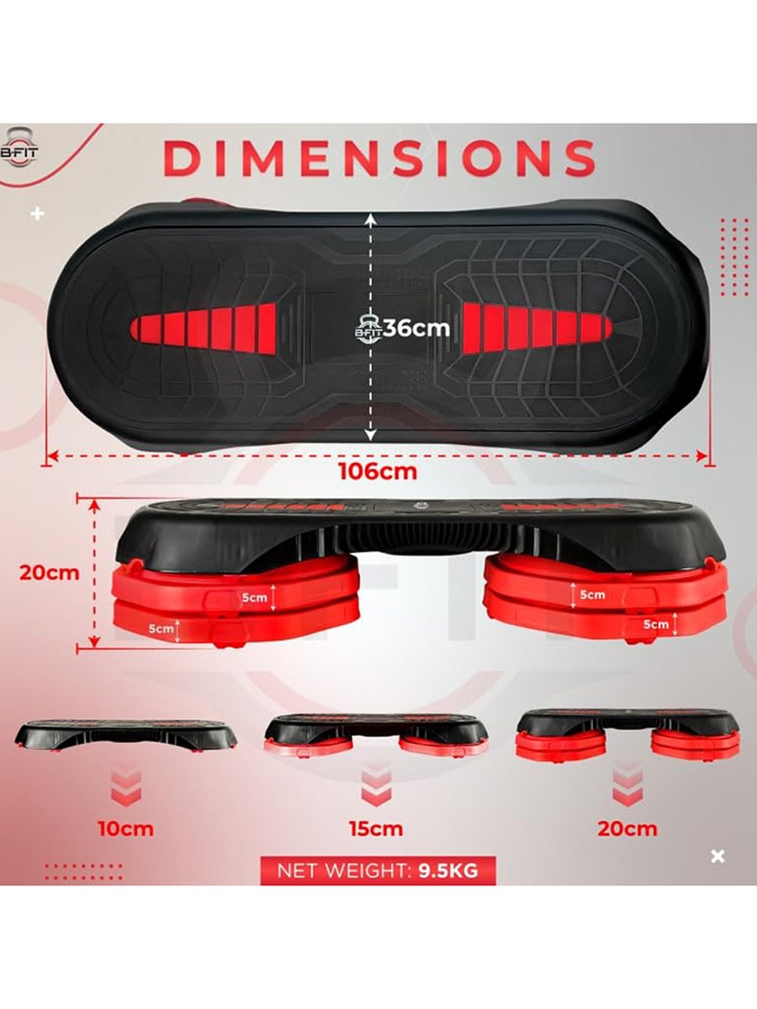 Protoner Gym Gloves with Padded Palm and Wrist Support (Black)