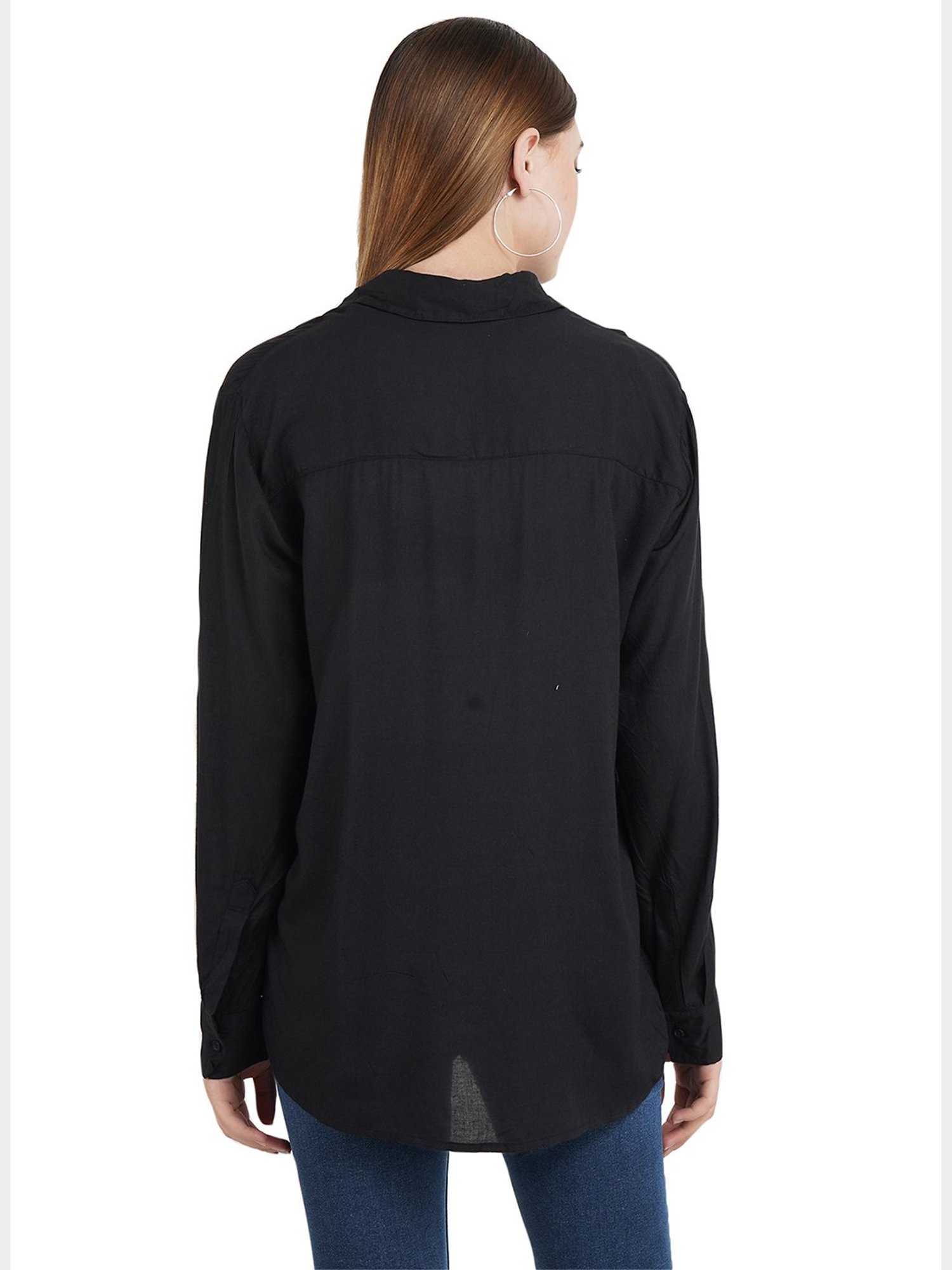 Aditi Wasan Black Regular Fit Shirt