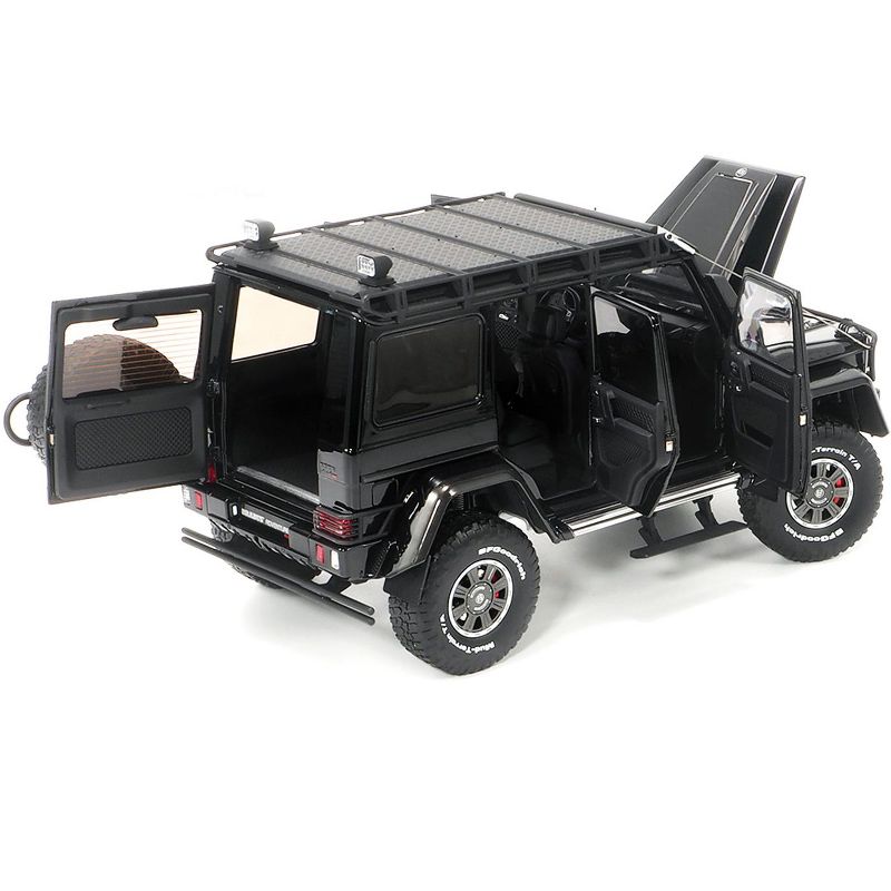 Mercedes Benz Brabus 550 Adventure G-Class 4x4 Obsidian Black Ltd Ed 1000 pcs 1/18 Diecast Model Car by Almost Real