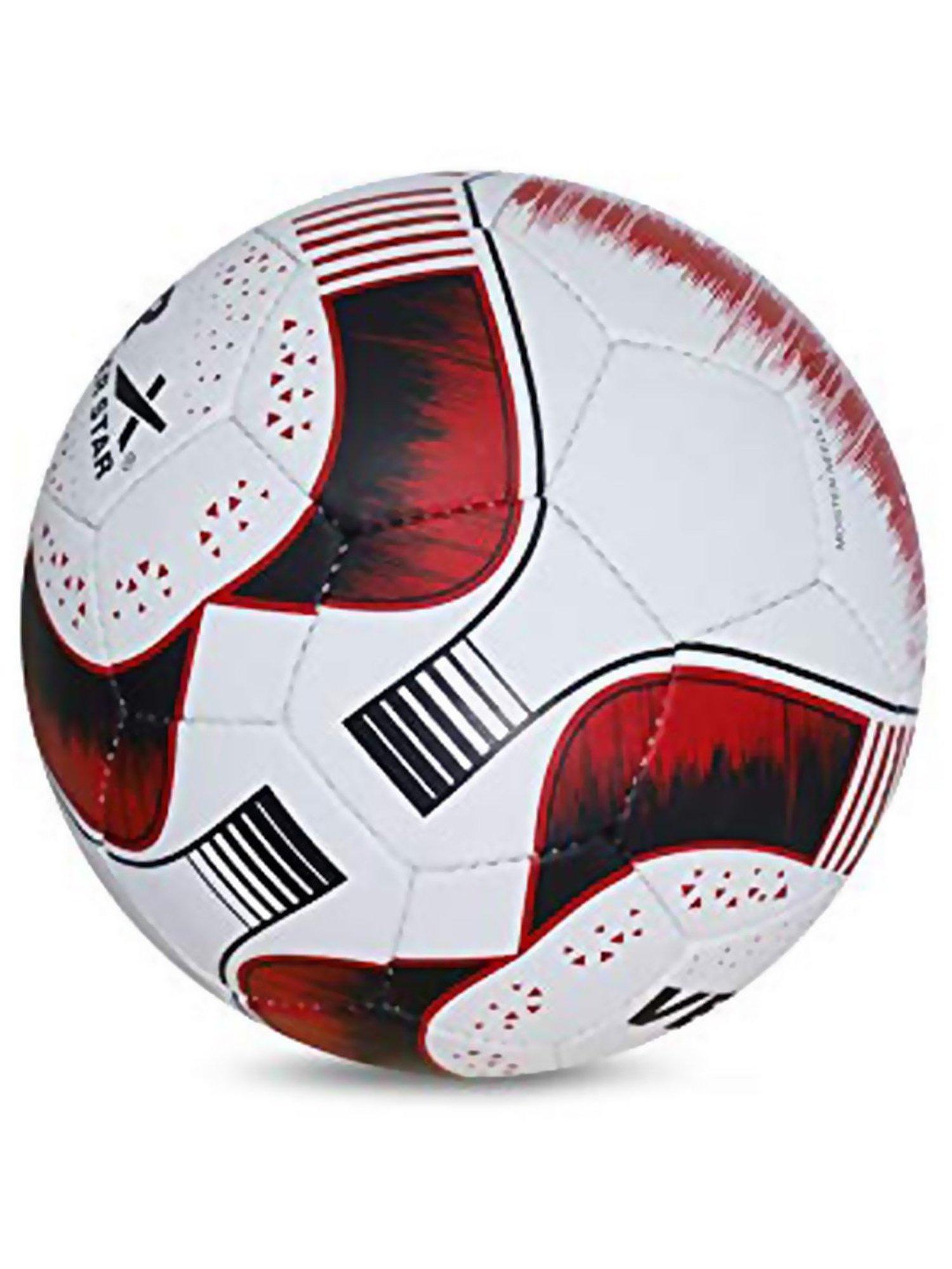 Vector X SOCCER STAR Football (White & Red) Size - 5