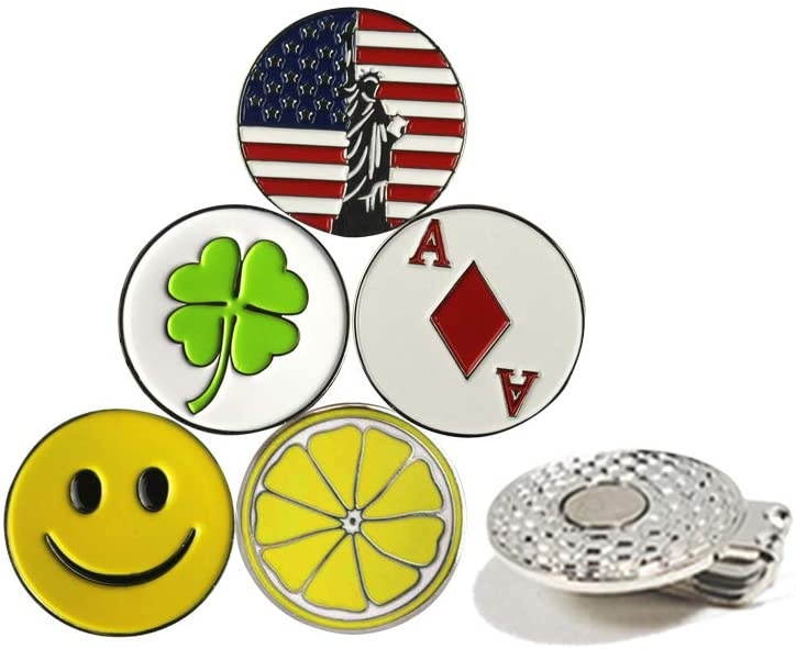 Golf Buddy aim W10 Bluetooth Wireless Golf GPS Smartwatch Bundle with 1 Dozen Volvik Golf Balls, 5 Ball Markers and 1 Magnetic Hat Clip