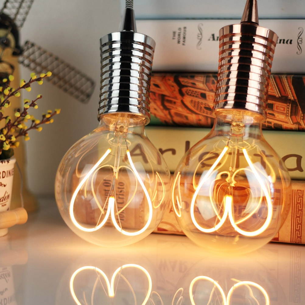 LED Dimmable Vintage Godlen Glass Cover Bulbs 220-240V 4W LED Light Bulbs Warm Incandescent Equivalent E27 LED Filament Light Bulbs for Home Hotel Store Light Fixtures (Warm White)