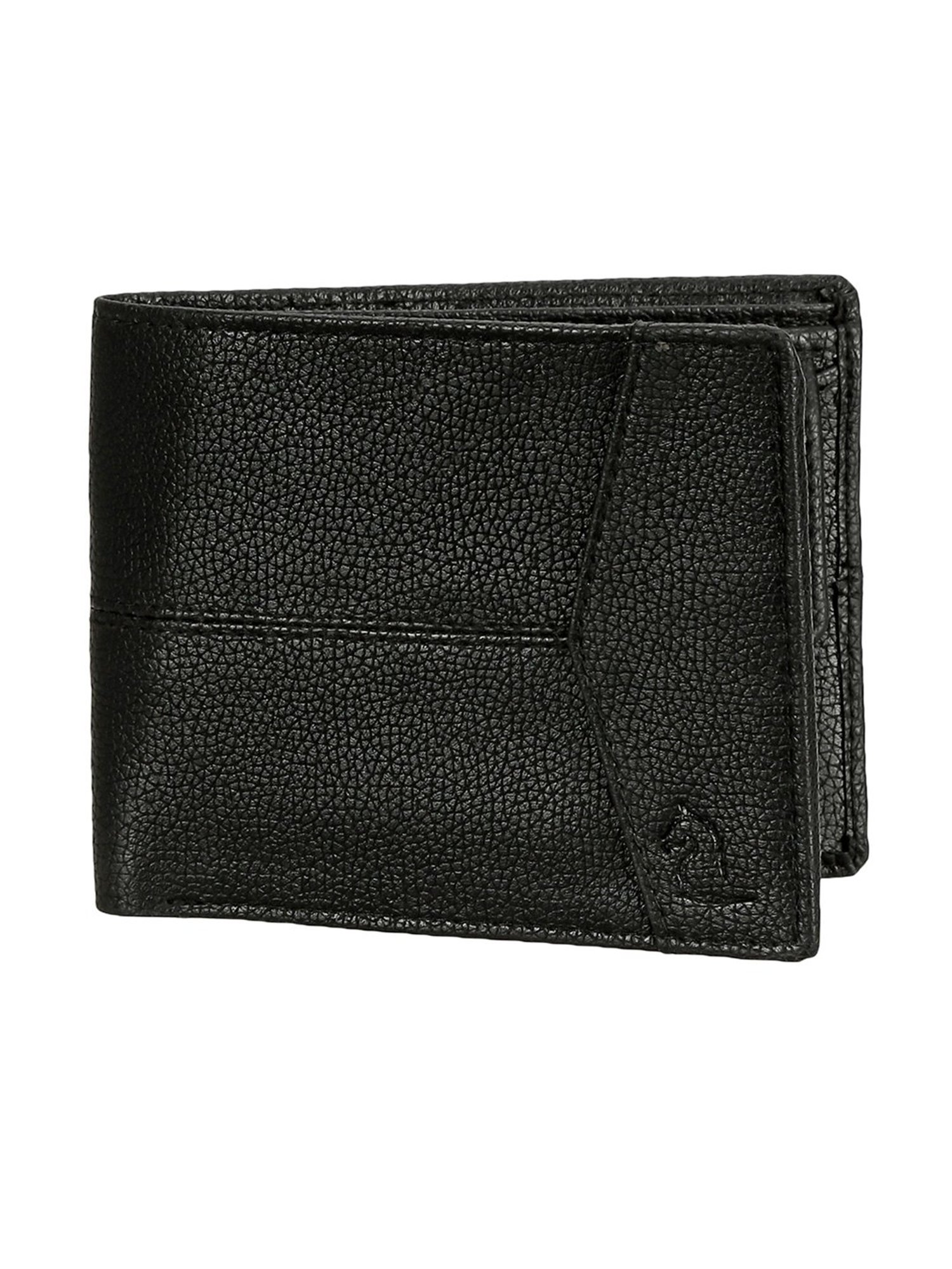 Kara Black Formal PU Bi-Fold Wallet For Men