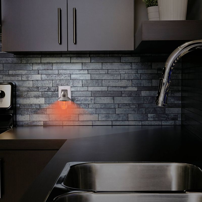 General Electric LED Vintage Color Changing Night Light Silver