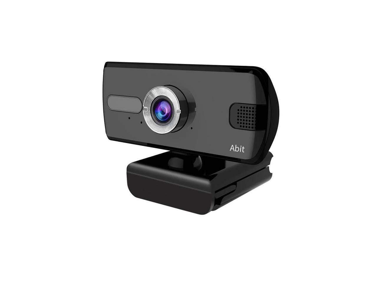 1080P Webcam Computer Camera, USB Plug and Play, Webcam with Microphone for PC MAC Laptop Desktop, Stream Web Camera for Skype,YouTube, Live Broadcast Video Conference (Black)