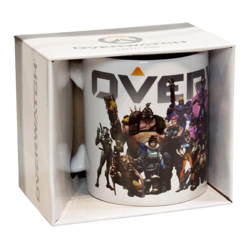 Surreal Entertainment Overwatch Mug | Overwatch Characters and Logo Mug | Collector&rsquo;s Edition