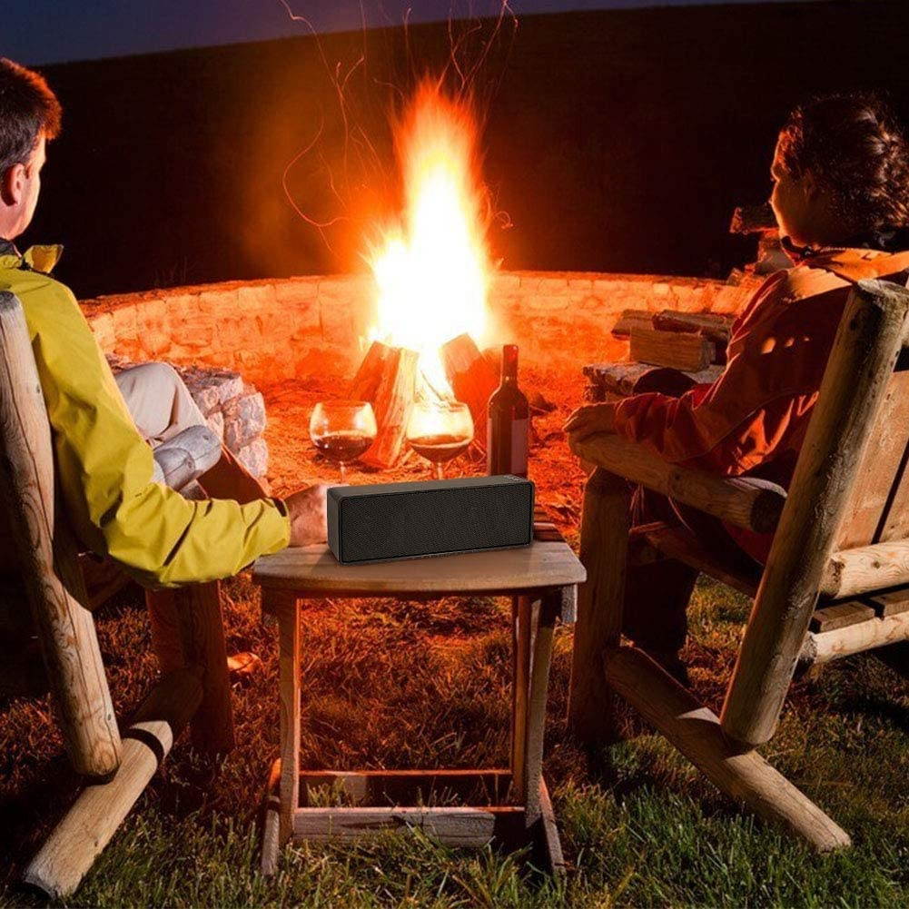 Bluetooth Speakers,Portable Bluetooth Speaker with Loud Stereo Sound,24-Hour Playtime,Built-in Mic Support Phone Calls/AUX/TF/U-Disk,Perfect Portable Wireless Speaker for iPhone,Android,PC and More