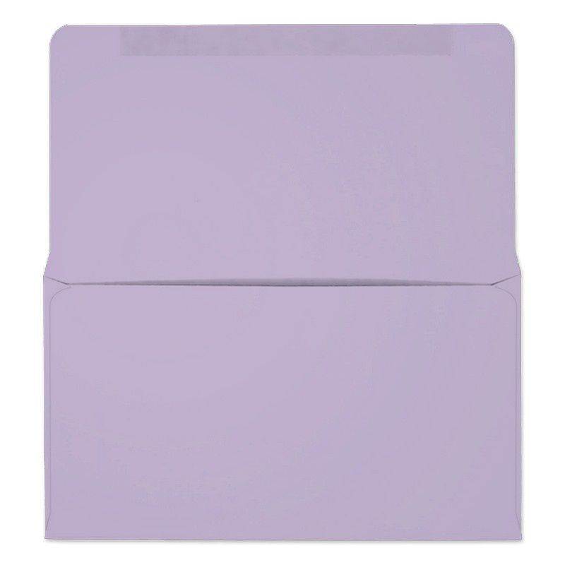 #9 Collection/Remittance Envelopes, 3-7/8" x 8-7/8" 24# Lilac Pastel, Open Side, Flaps Extended (Box of 500)