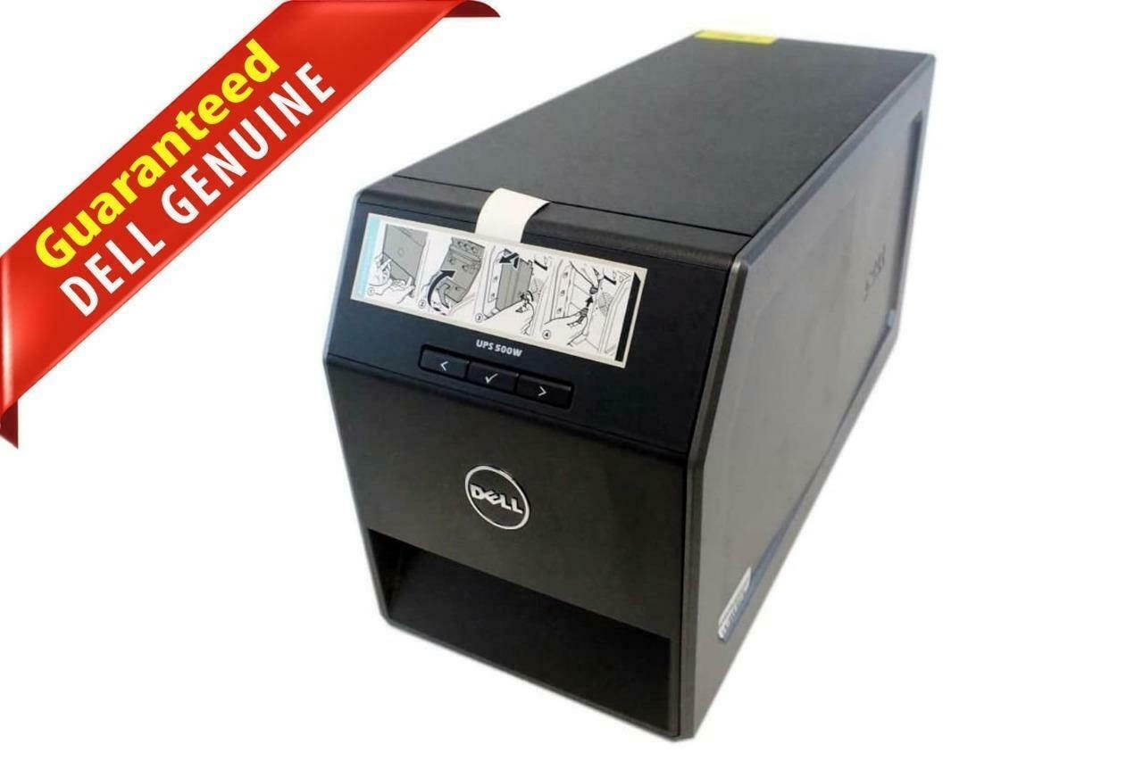 Dell Tower UPS 500W 750VA 100-120V Battery Backup Uninterruptible Power Supply