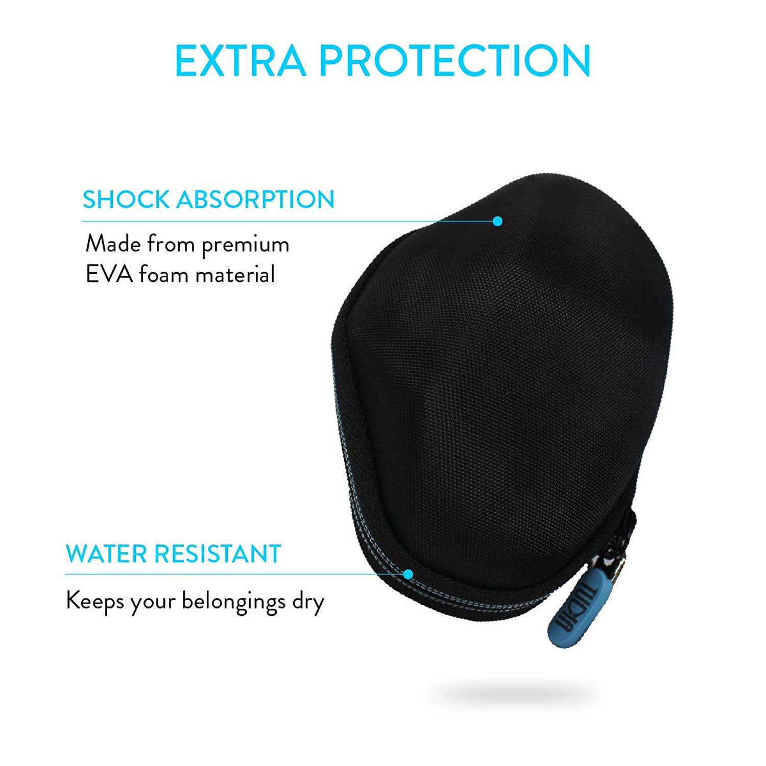 TUDIA EVA Case Compatible with Logitech G602 Lag-Free Wireless Gaming Mouse, Hard Travel Shockproof Storage Case for Gaming Mouse