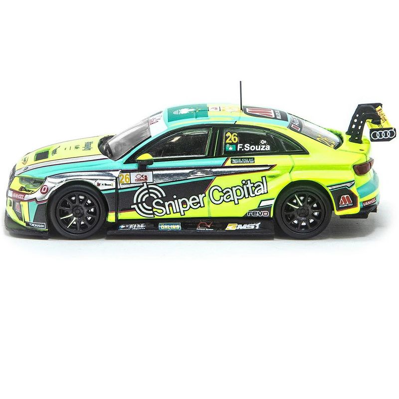 Audi RS 3 TCR #26 Filipe de Souza Macau Touring Car Cup (2019) 1950cc Class Winner 1/64 Diecast Model Car by Tarmac Works