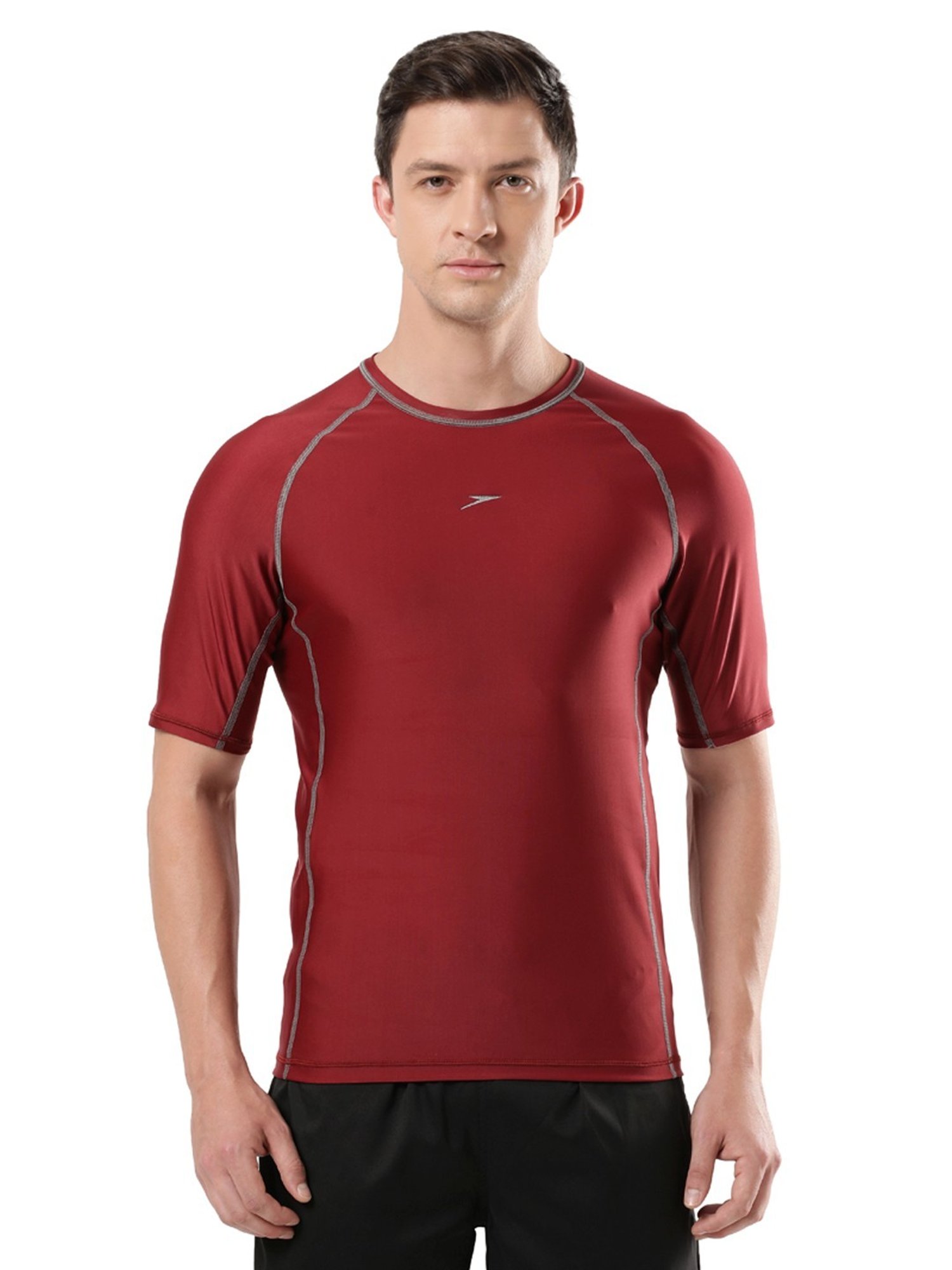 Speedo Oxblood Regular Fit Sports T-Shirt