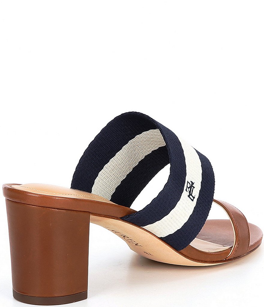 Lauren Ralph Lauren Whitfield Block Heel Dress Mules