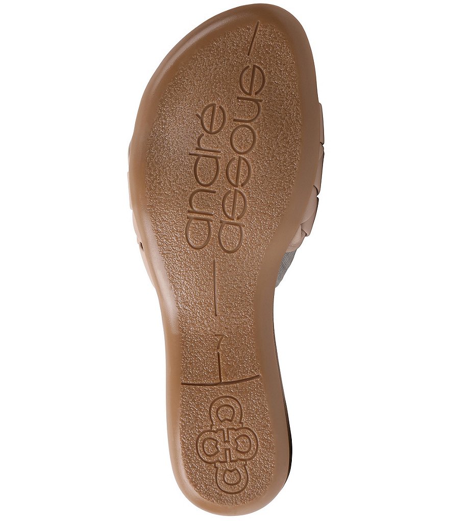 Andre Assous Nicki Featherweights&trade; Woven Leather Slide Sandals