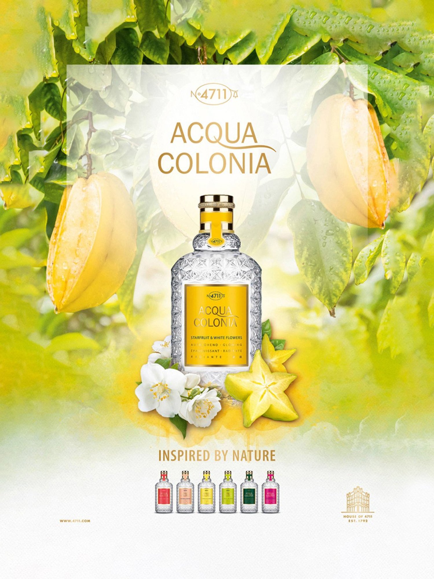 4711 Acqua Colonia Glowing Starfruit & White Flowers Eau de Cologne - 50 ml