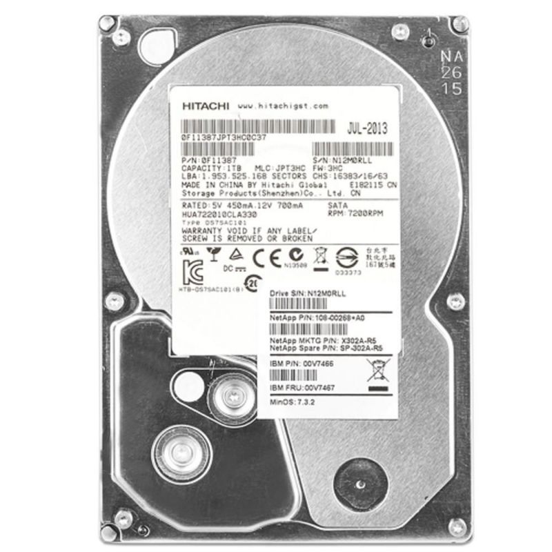 HGST 1TB 7.2K RPM 3.5" 7mm SATA, Silver