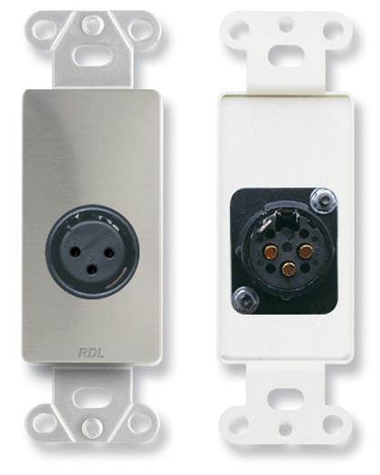 DS-XLR3F RADIO DESIGN LAB-Z XLR 3-PIN FEMALE JACK ON D PLT