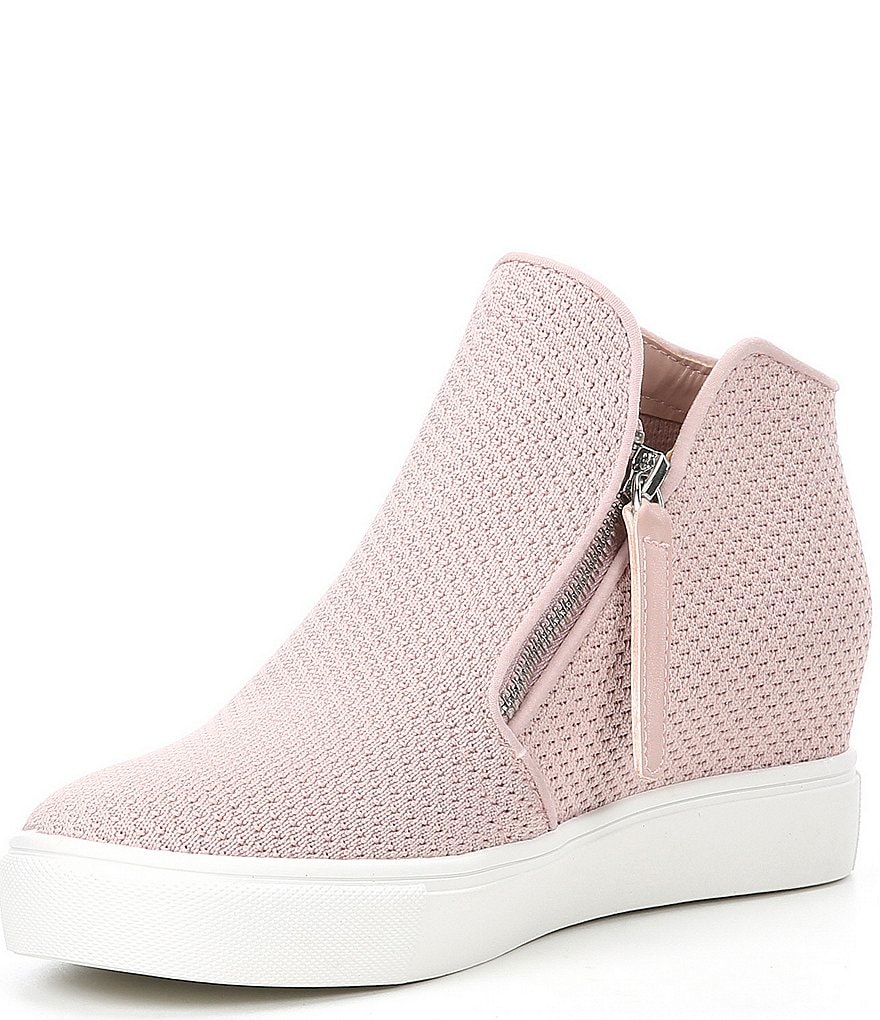 Donald Pliner Pelham Neoprene Mixed Leather Slip-On Wedge Sneakers