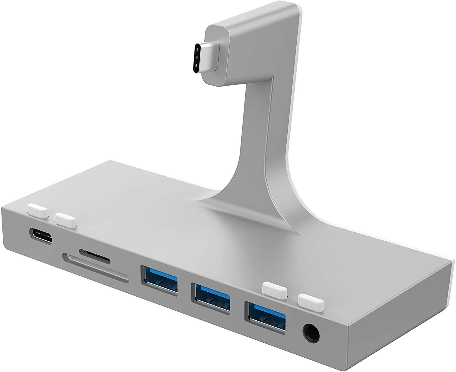 Sabrent Multi-Port iMac Hub with Front Access USB Ports, SD/Micro SD Card Reader, 3.5mm Headphone Jack and Rear HDMI 2.0 Output (iMac 2017 and Later) (HB-SIMC)