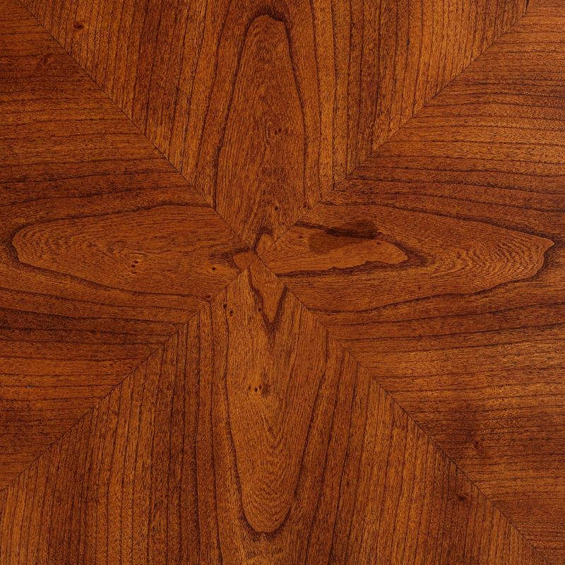 Elm Lane Patterson II Americana 26" Wide Cherry Wood Round End Table