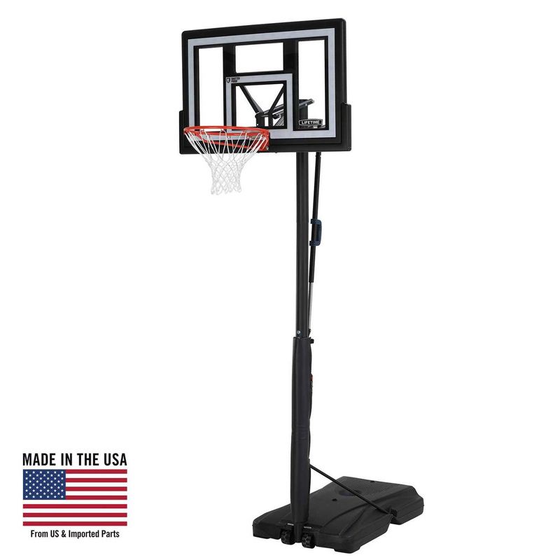 Lifetime 48" Adjustable Portable Basketball Hoop