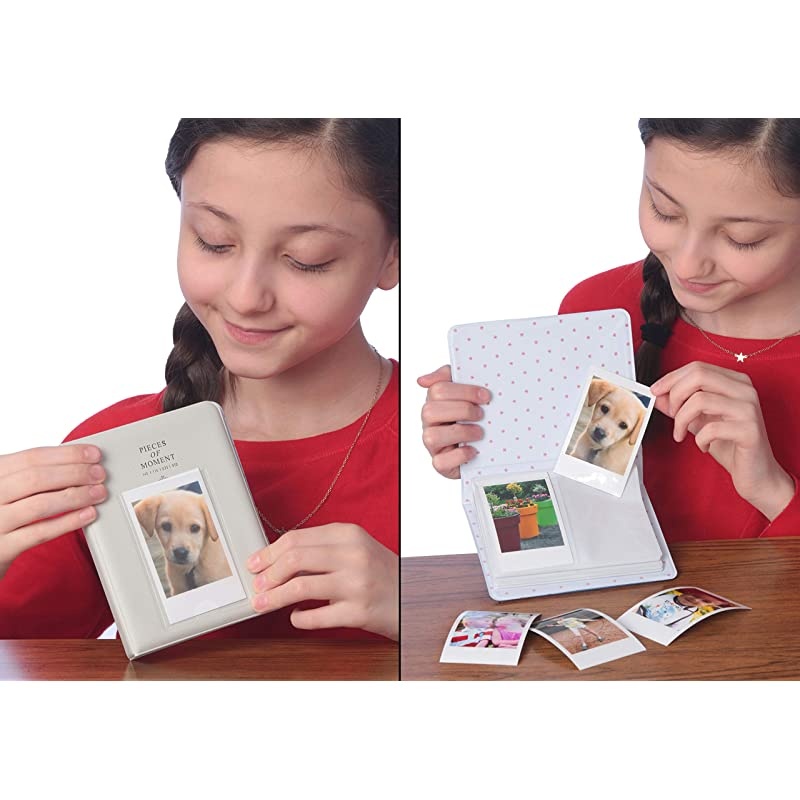 Premium Leather Camera Case with Accessories Kit Bundle for Instax Mini 9 Instant Film Camera | Includes Camera Strap + Photo Album + Picture Frames + Selfie Lens + Cleaning Cloth & More