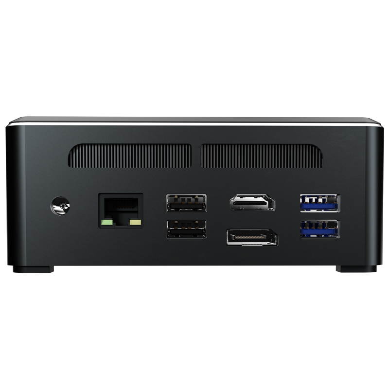 MINIPC  MN25(Mini PC)AMD R5 Black Mini / Booksize Barebone System, Processor 16GB RAM 512GB SSD, Dual Band WiFi Gigabit Ethernet BT 4.1Support Auto Power On