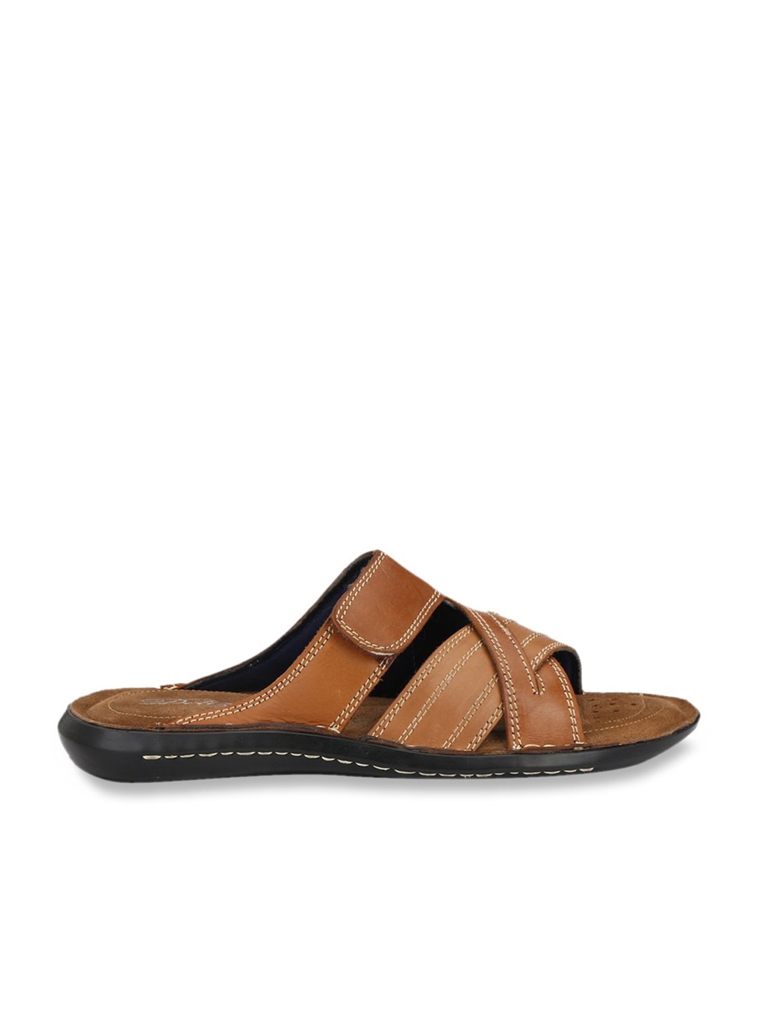 Delize Men's Tan Slides